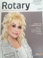 Dolly Parton, cover girl and Rotarian
